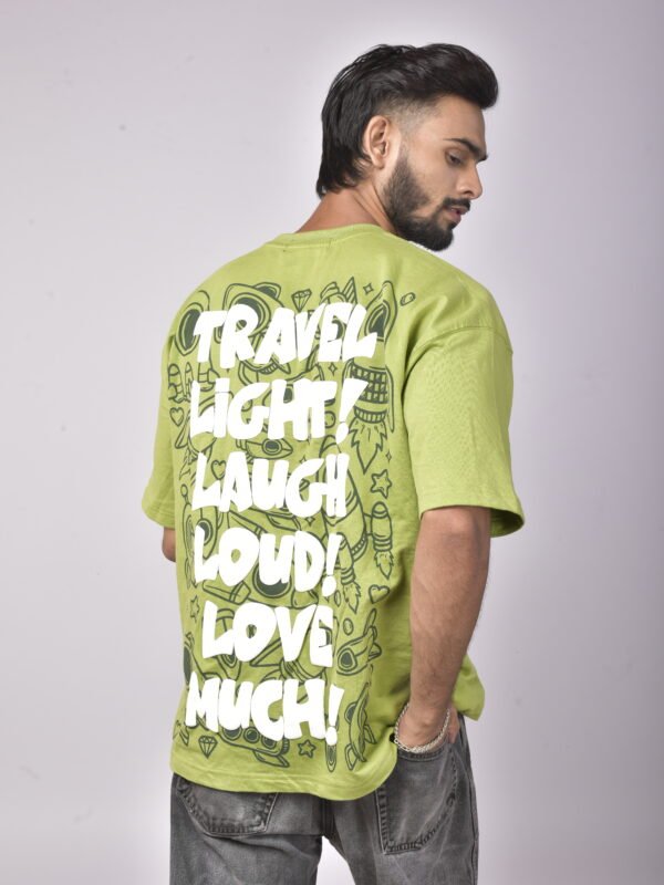 Alienwild – Zero Gravity Oversized T-Shirt | 100% Supreme Cotton, Alien Green